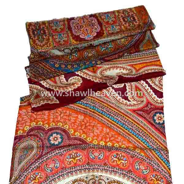 Gypsy paisley print silk/ipek fular/foulard